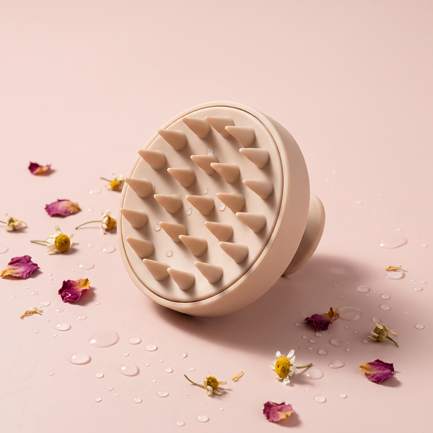 Revonae Scalp Revival Brush in warm beige silicone